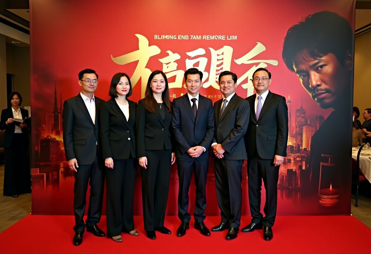 吾爱吃瓜搜索电影首映礼现场,主创团队亮相